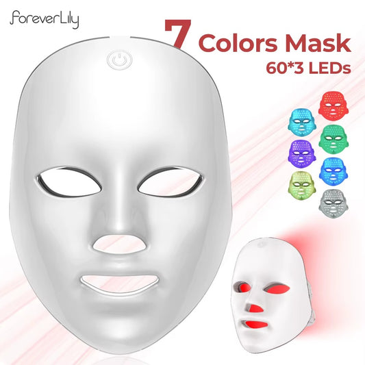 7 couleurs Photon visage masque LED