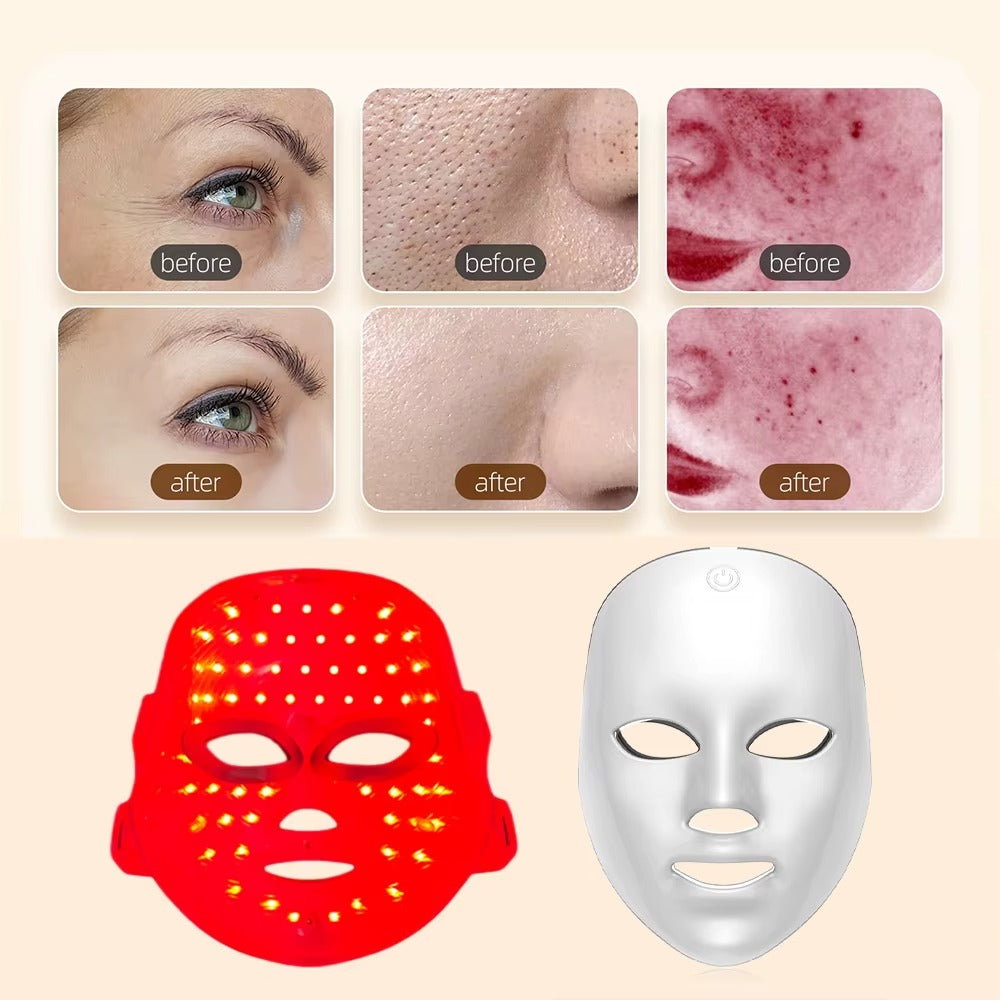 7 couleurs Photon visage masque LED