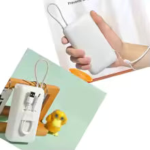 Étui en silicone antichoc pour batterie externe Xiaomi avec câble intégré 20000mAh 22.5W PB2020MI, étui de protection anti-poussière