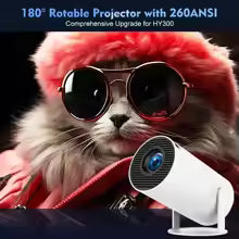 Projecteur de maison intelligente 1080P HDR10 4K pris en charge Mini projecteur Portable WiFi Bluetooth miroir d'écran projecteur de théâtre clé TV